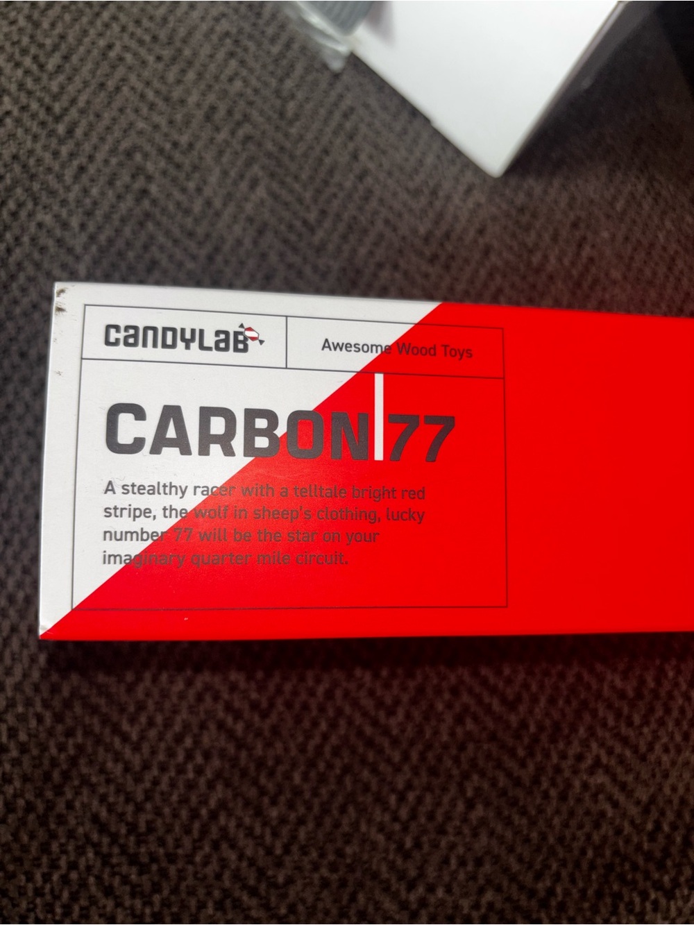 Carbon 77 CandyLab Mini Car Toy - Black & Red - Picture 3 of 4